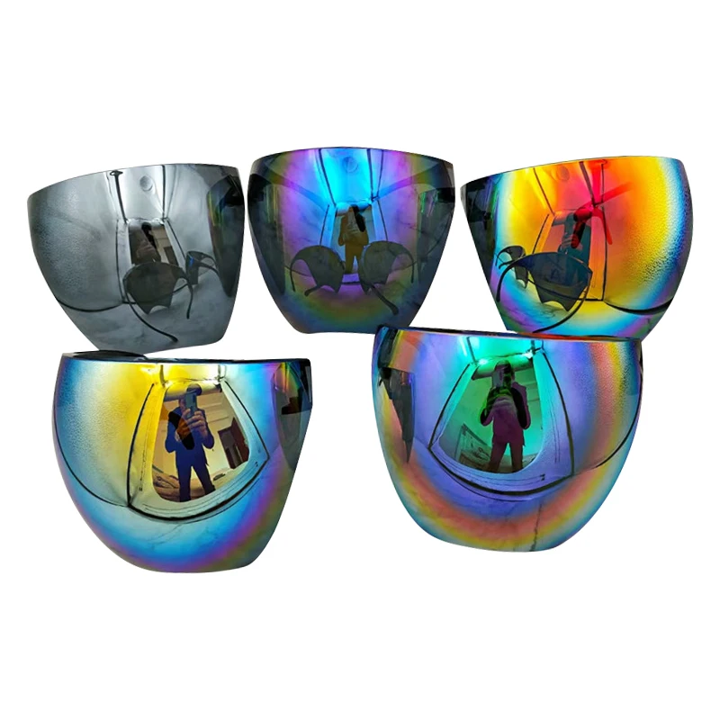 

Rainbow Multicolor Plastic Face Screen shield Eye Faceshield Glasses sunglasses, 13 colors in available