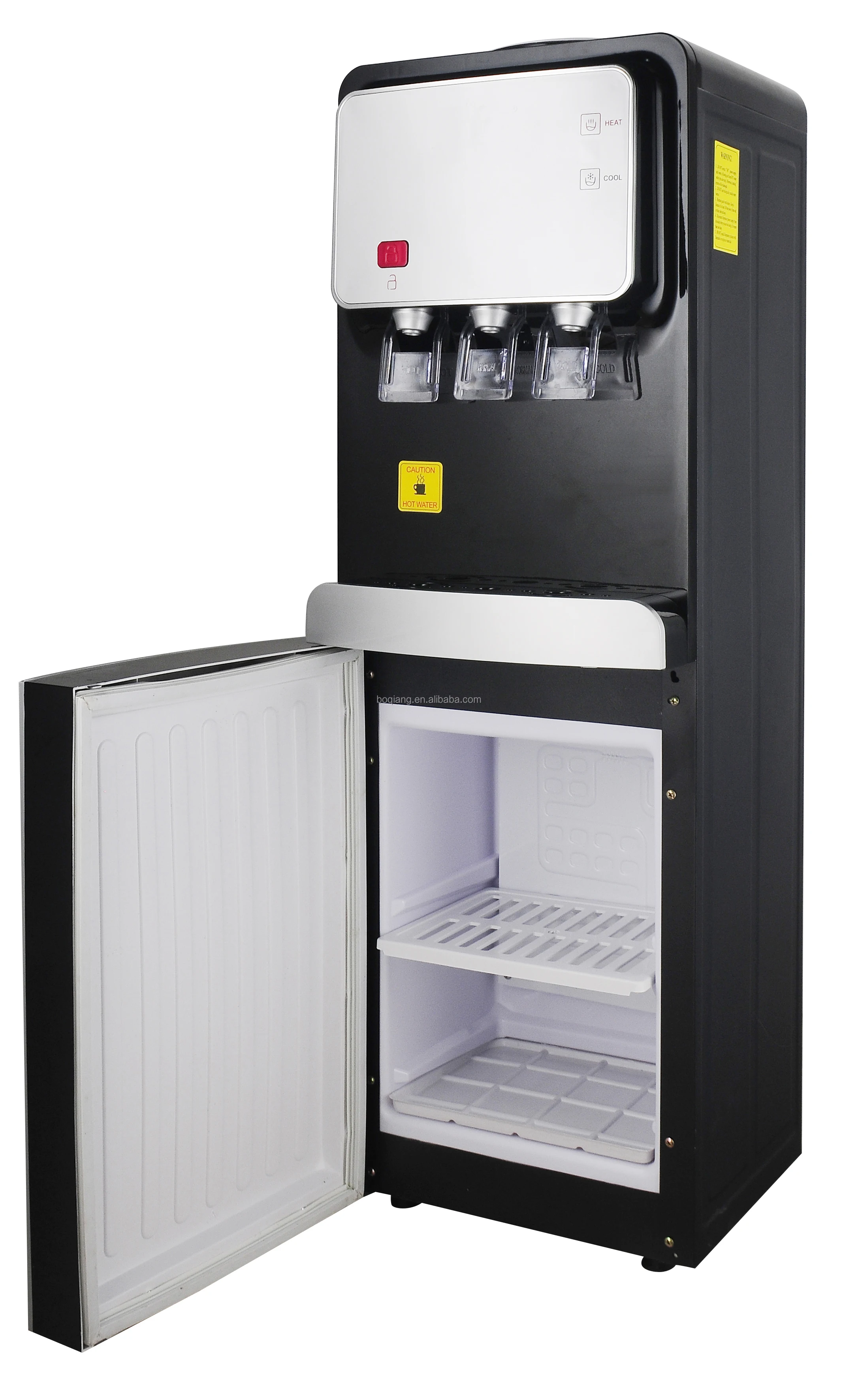 
Floor standing hot and cold water dispenser/water cooler 