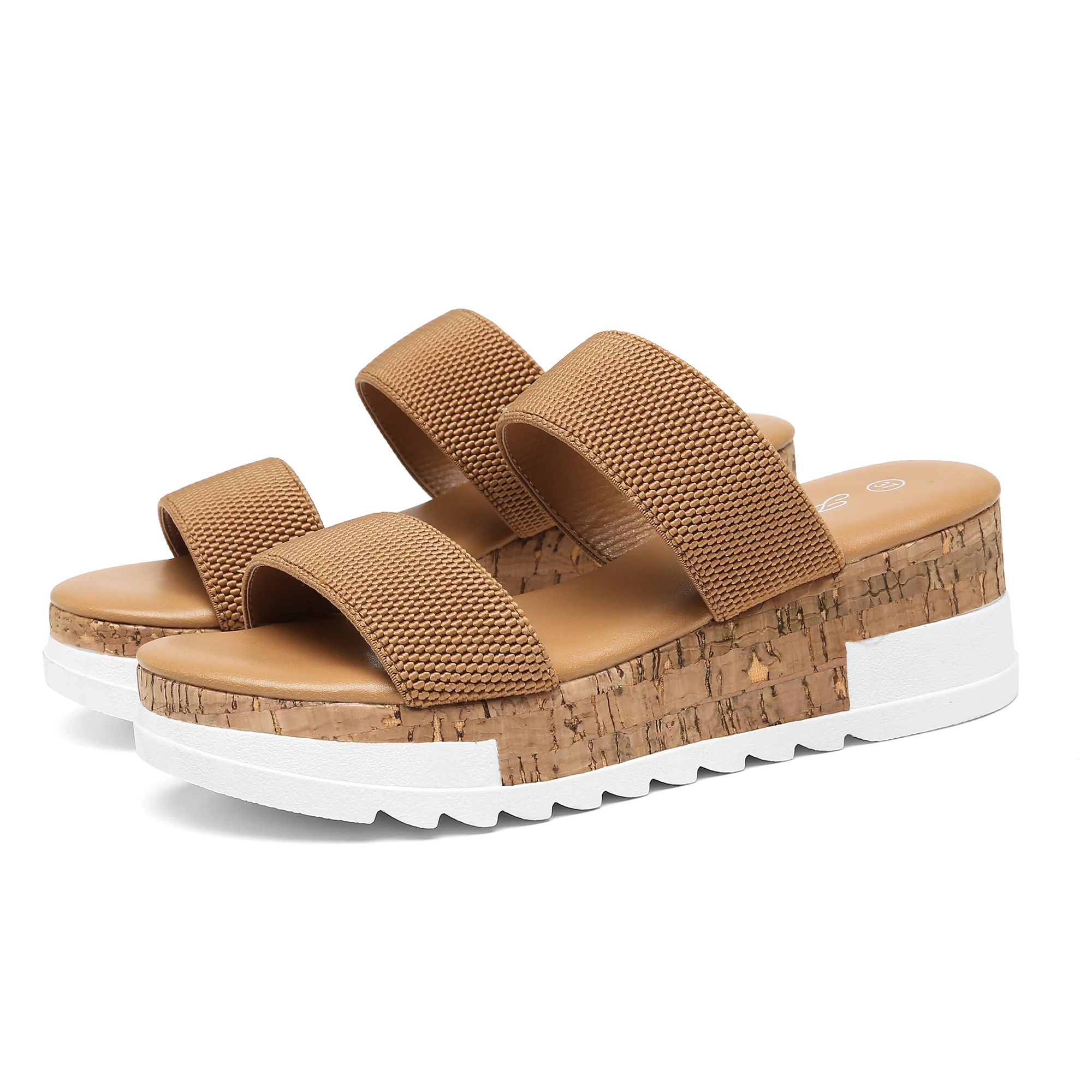 

Summer Elastic Band Slippers Femme Casual Slide Women Slippers Sandales, 3 colors