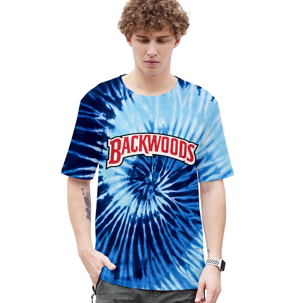 

2021 new Wholesale custom 3D Printed BACKWOODS t shirt