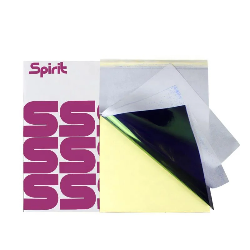 

Tattoo Transfer Paper Spirit Master Stencil Copier Sheets Of Thermal Carbon Tattoo Paper For Tattoo Supply A4 paper size