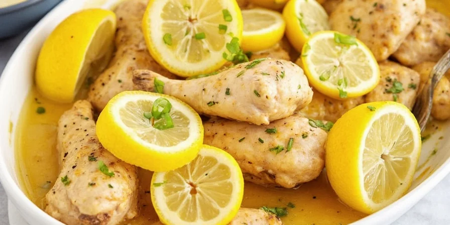 Swirling butter into a golden lemon sauce