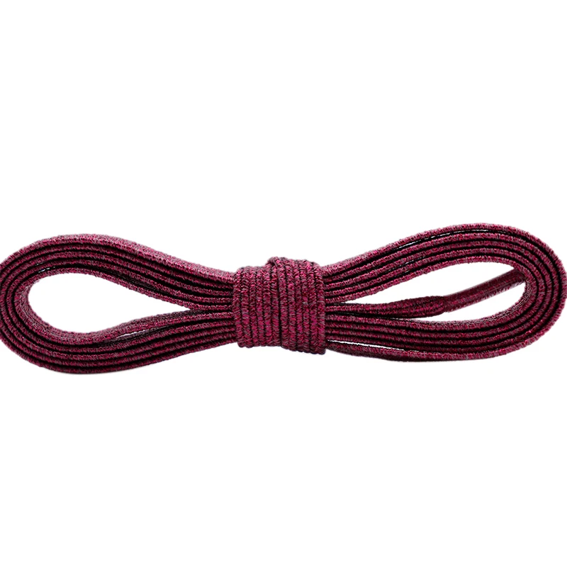 

Weiou Professional Manufacturer High Strength And Quality Elastic Draw Cord With Tip Fashion Net Red Wire Shoe Lace, Customized