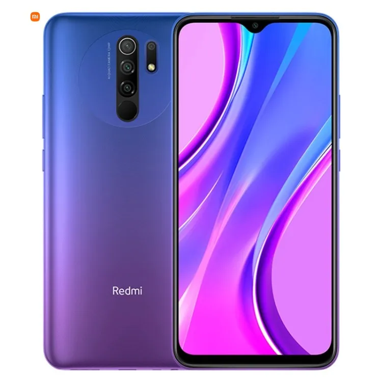 

Wholesale Original Global Xiaomi Redmi 9 4GB 64GB Face ID Fingerprint Identification Celulares Android Mobile Phones