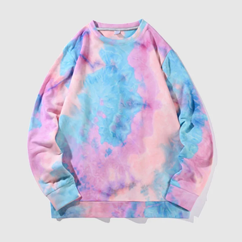 

Crew sweatshirt tie dye camo print custom sweatshirt