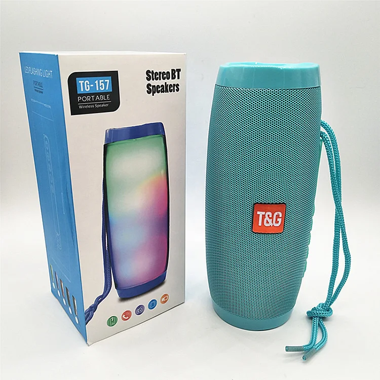 TG157 Portable LED Light Wireless Speakers Outdoor Super Bass Loudspeaker FM Radio Wireless Bluetooths Speakers - ANKUX.COM