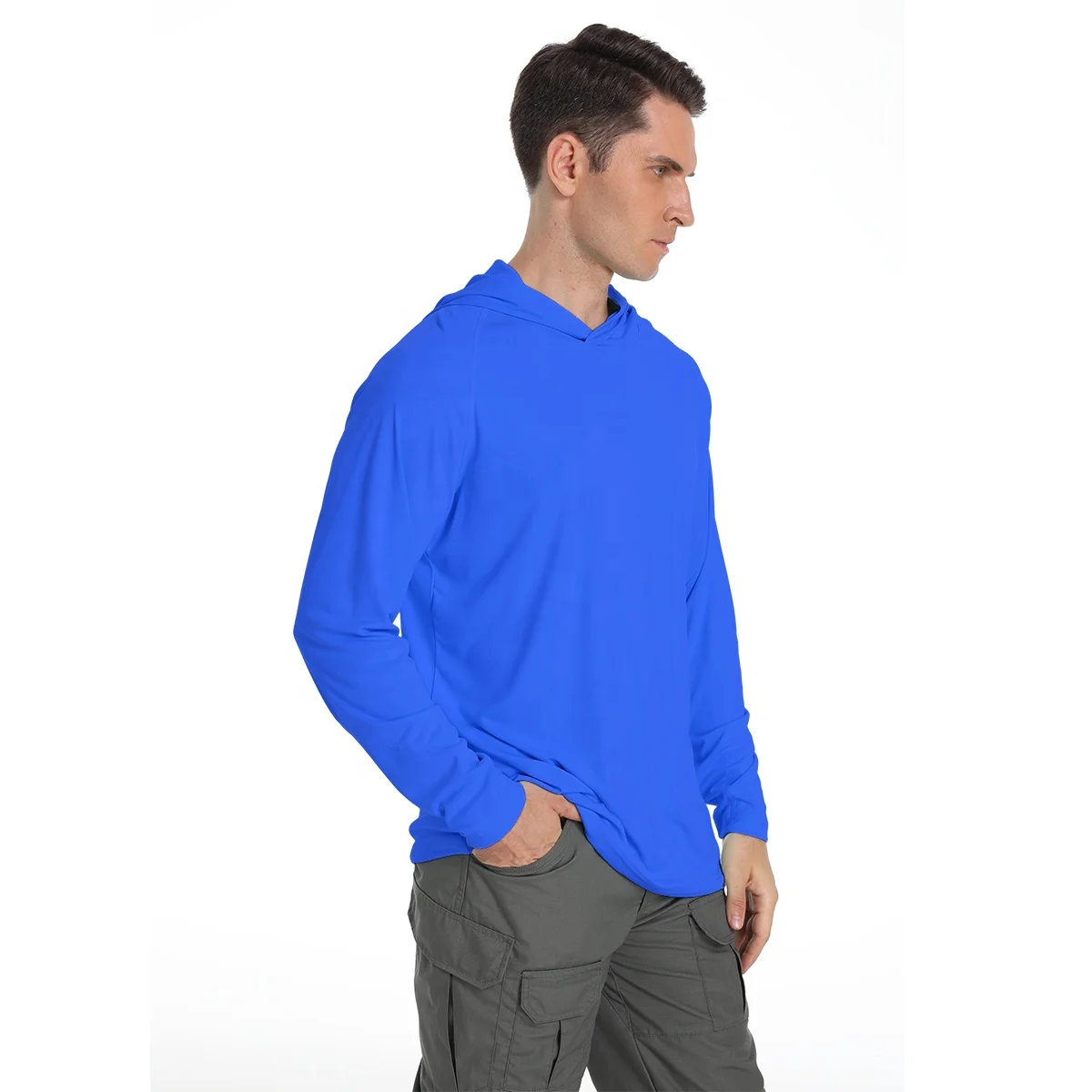 New Design Breathable UPF 50+ 100% Polyester Plus Size Saltwater Fishing Gear and Tackle for Men
