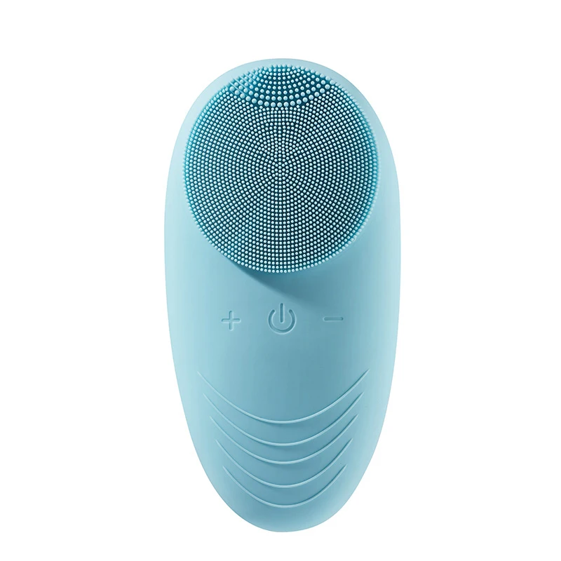 

OEM In Stock Home Use Beauty Ipx7 Waterproof Silicone Sonic Facial Cleansing Brush Electric Face Brush