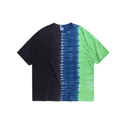 

cotton tie dye fashion oversize t shirts for men, Accept custom made color