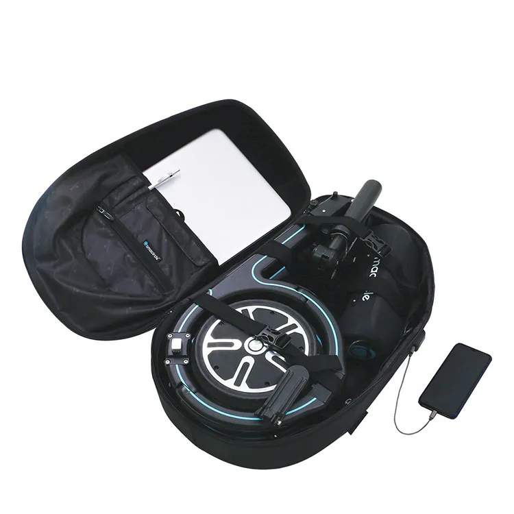 

Smacircle High Quality Folding Electric Bicycle Storage Backpack With Multiple Pockets, Grey