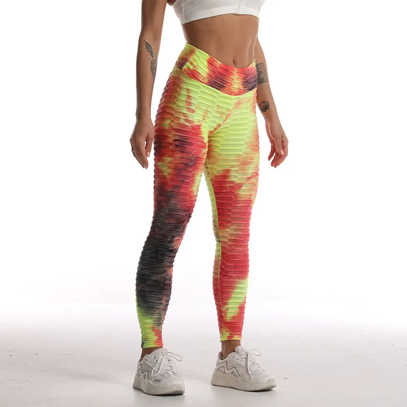 

Leggings Women High Waist Skinny Tie Dye Gym Workout Clothes Fitness Stretchy Yoga Legging Pants sor sports