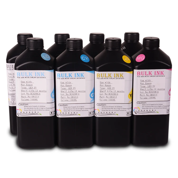

Ocinkjet 1000ML/Bottle Hard LED UV Ink UV Invisible Offset Printing Ink For Epson DX5 DX7 TX800 UV LED Printer