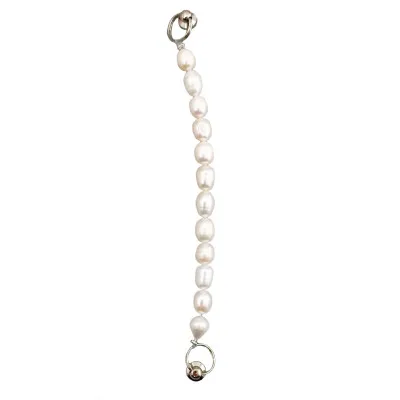 

2021 Yilian new diy mobile phone case jewelry freshwater pearl exquisite color chain mobile phone case female accessories, Picture