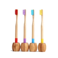 

Disposable independent waterproof packaging bamboo toothbrush holder private label hotels