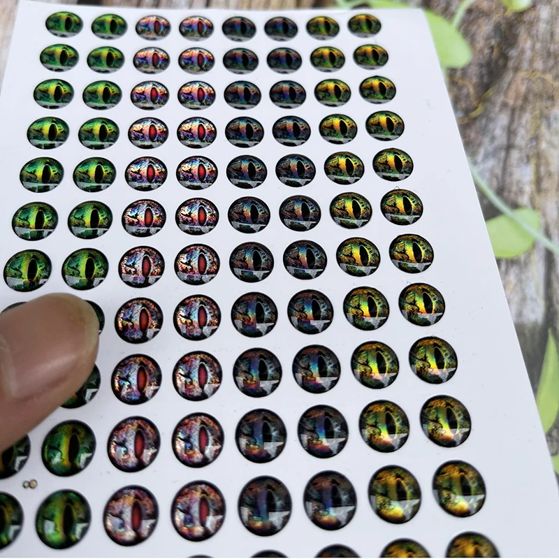 Plastic Fish Eyes,Four Color 3d Fish Eyes With Effect 3d Eyes For