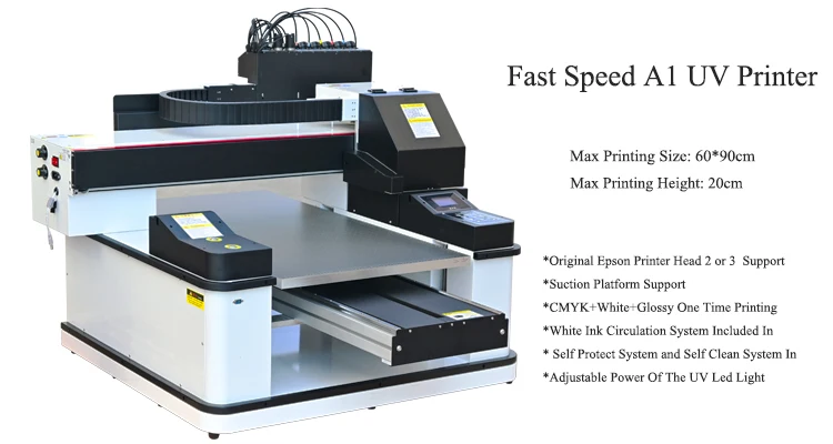 Fully automate advanced a1 uv printing machine welcomed uv digital printer for acrylic
