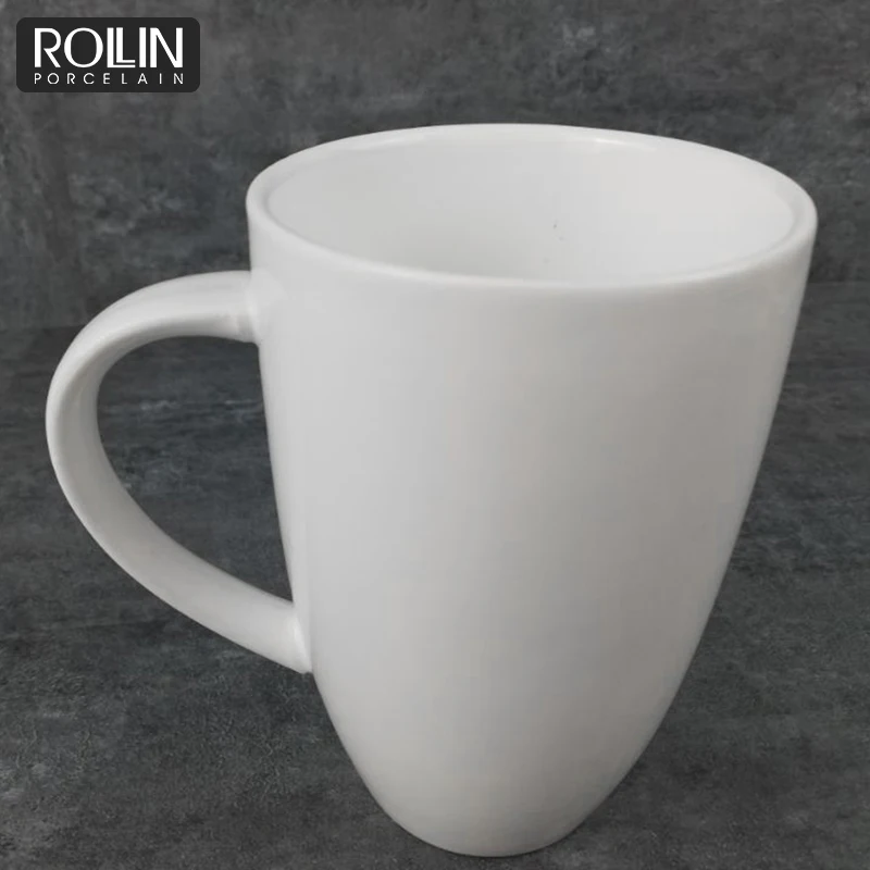 Tazas grandes de cerámica de 400ml taza de café con estilo de