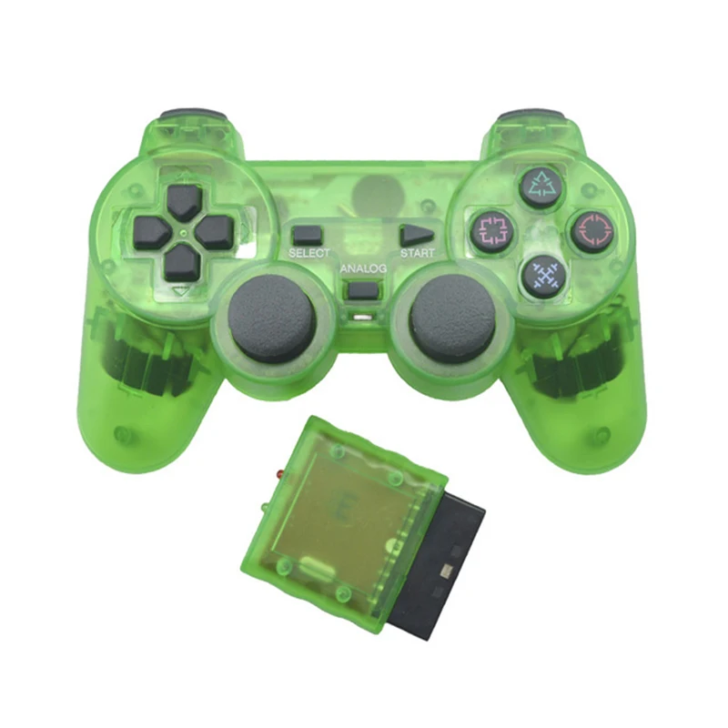 

Transparent Color Vibration Control for ps2 2.4G wireless game Controller