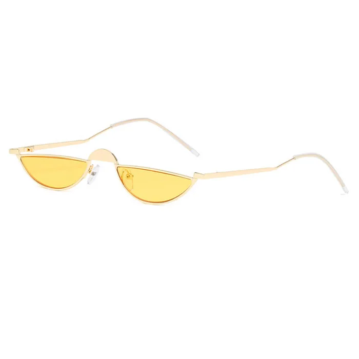 

Newest Fashion half frame Trendy Colorful Women Sun Glasses vintage fashionable small steampunk Sunglasses 2021