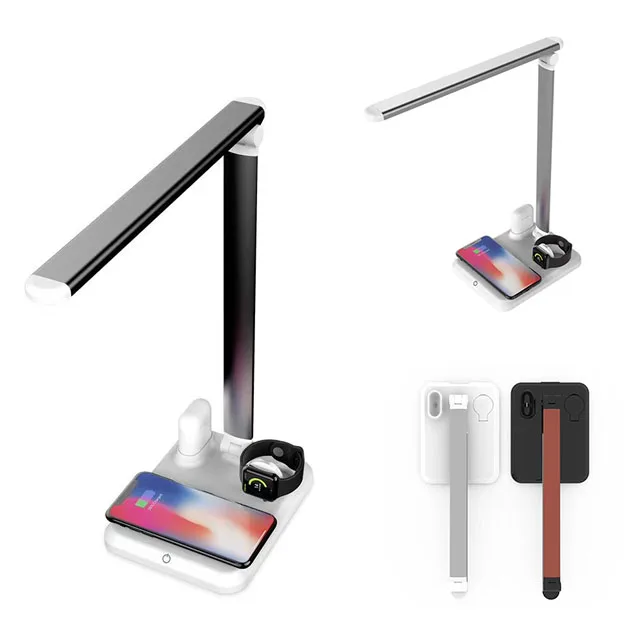 trends 2020 amazon 3 in 1 Wireless Phone Charger Stand Charge Dock Station Charger for Watch for watch earbuds mobile phone