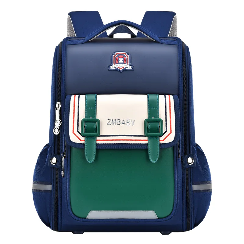 

2022 British style student schoolbag large capacity to reduce the burden of shoulder bags teenage school bag