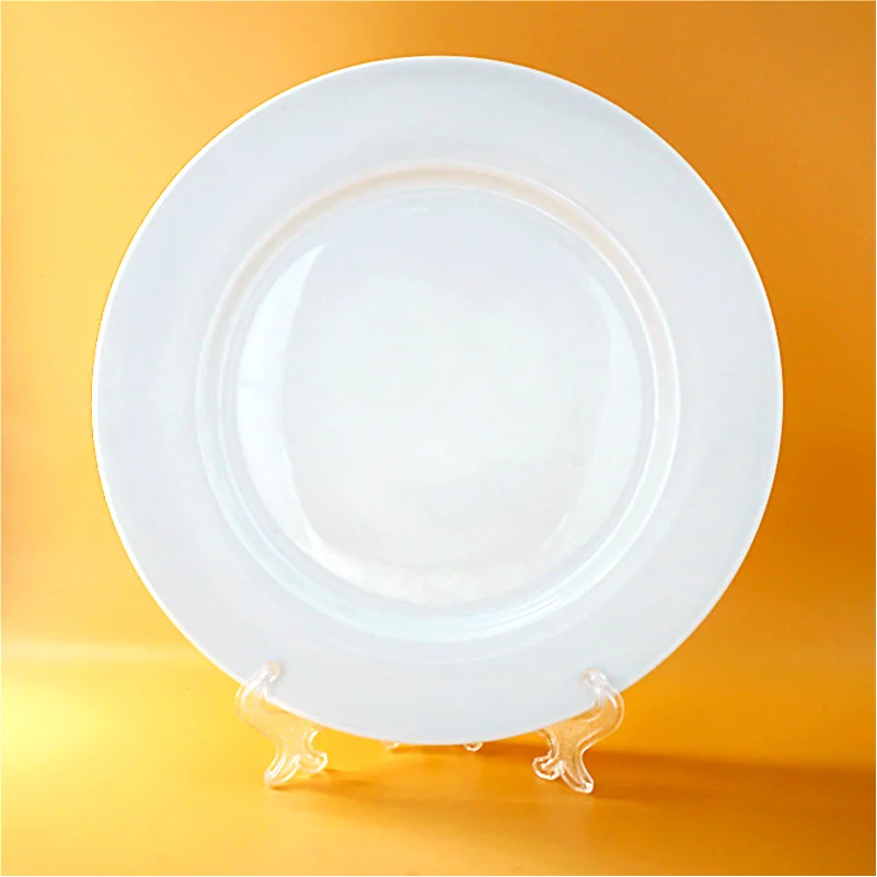 

White Porcelain Plate Restaurant Tableware Ceramic Plate