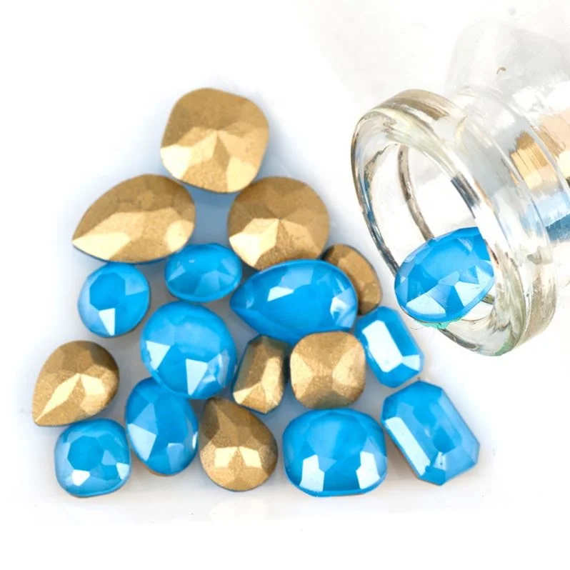 

Factory Supply Fancy Rhinestone Wholesale Point Back Nail Art Stone decoration