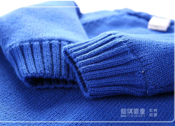 
cartoon jacquard thickening knit baby sweater rompers winter baby clothes baby romper 