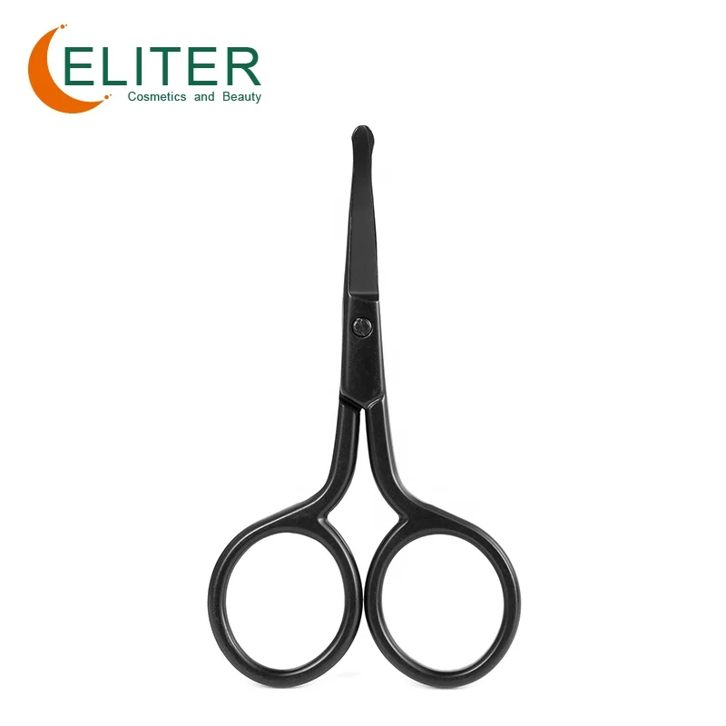 

Amazon Hot Sell In Stock Black Russian Manicure Scissors Litmus Scissor Stainless Steel Tip Ball Mustache Scissors