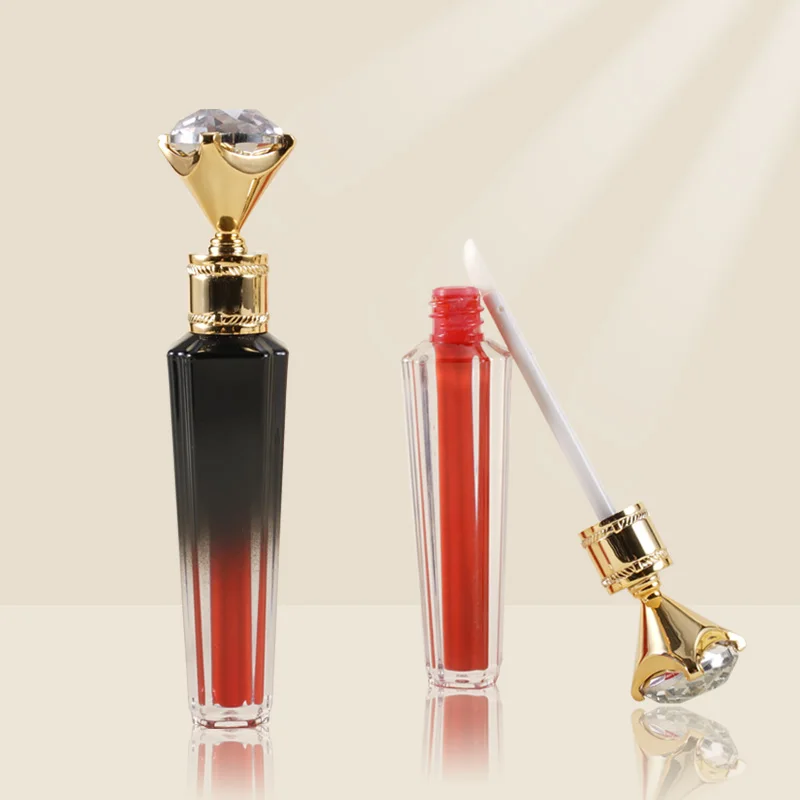 

Luxury Diamond Wholesale 50 Colors Glossy Matte Lip Gloss Vendor Custom Lip Gloss Tubes Private Label Low MOQ