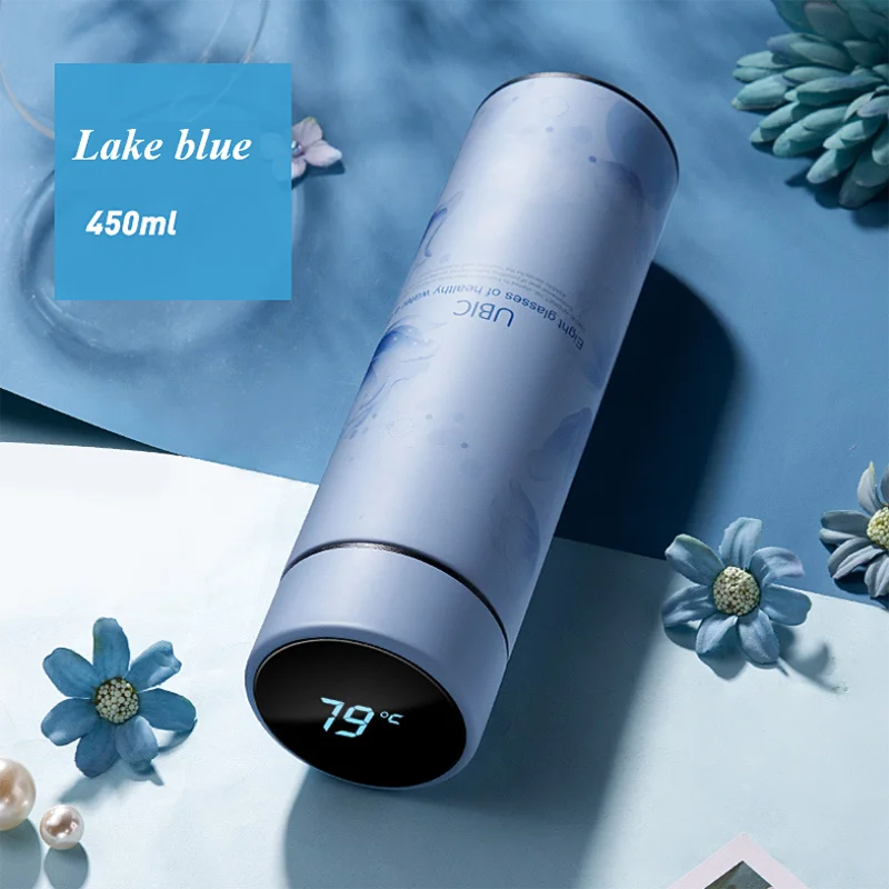 

Smart vacuum insulated water bottle with LED temperature display | 304 stainless steel | suitable for hot drinks and cold drink, Many colors can be choosed