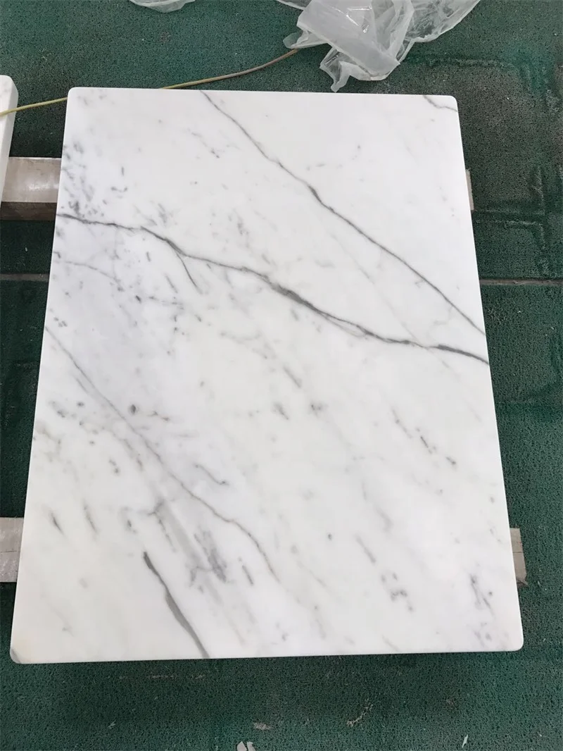 
White Statuario Marble for Countertops Table Top Coffee Table 