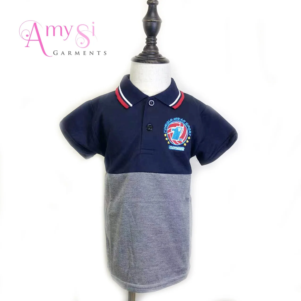 

HYQ014 wholesale summer short sleeve cotton polo shirts unbranded boys t-shirts, Mix color