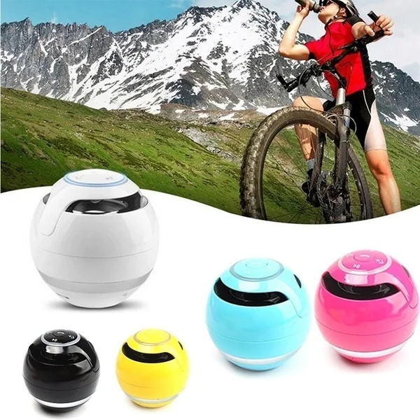 LED Mini Wireless Speaker TF USB Portable Music Loudspeakers Hand-free call For Phone PC with Mic - ANKUX.COM