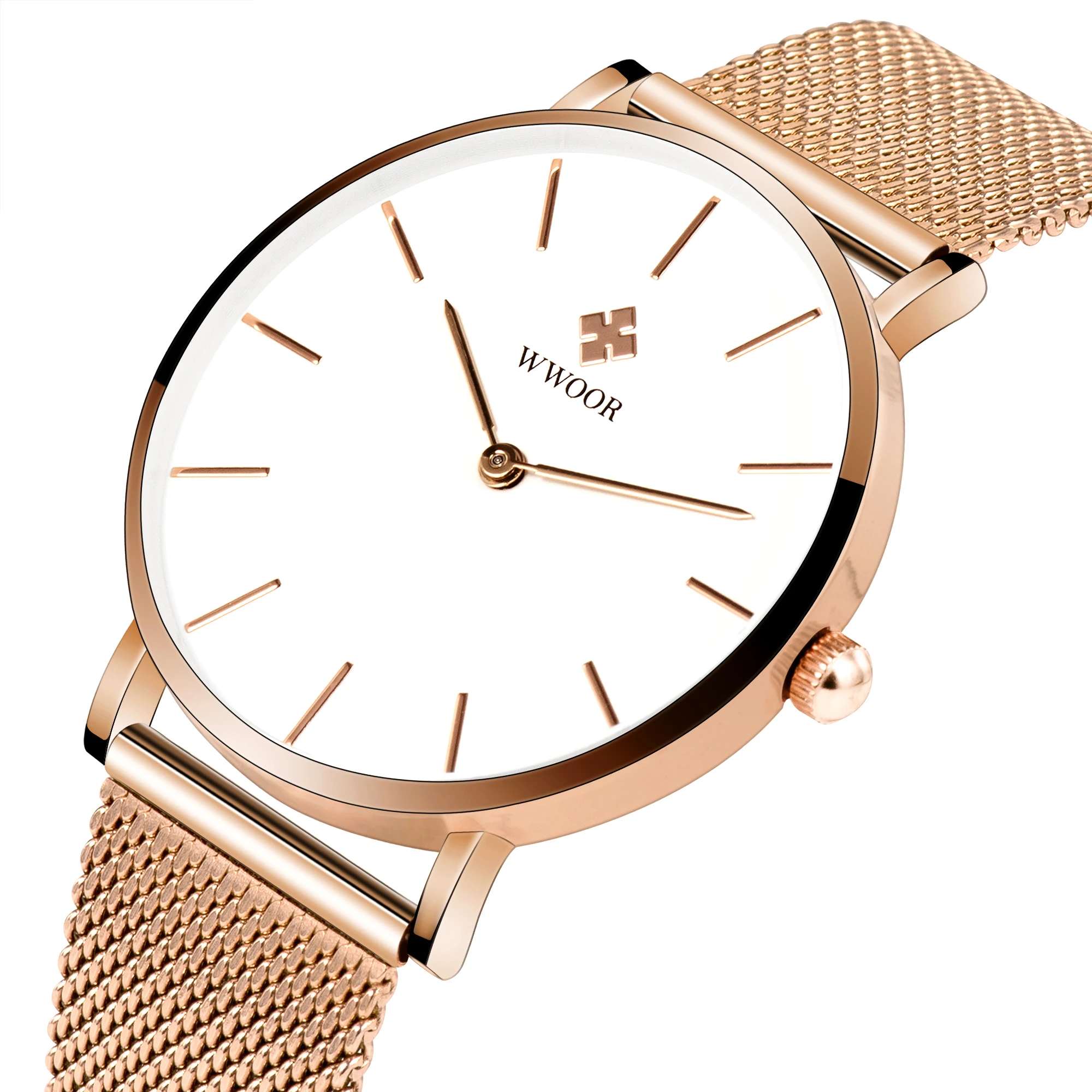 

Minimalist Steel Quartz Watches for Women Water Resist Ladies Luxury Watch, 4 color