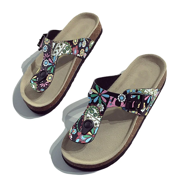 

2021 Summer New European And American Slippers Flat Bottom Women Beach Sandals