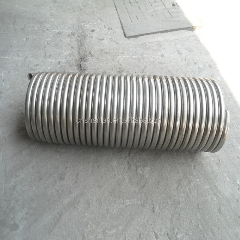 En Acier Inoxydable Spirale Tube Ss304 316 Bobine Tube De Serpentin De