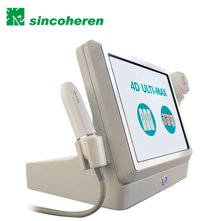 

Sincoheren 60000 Shots 12 lines 2d 3d 4D hifu focused ultrasound machine price smas hifu face lift korea