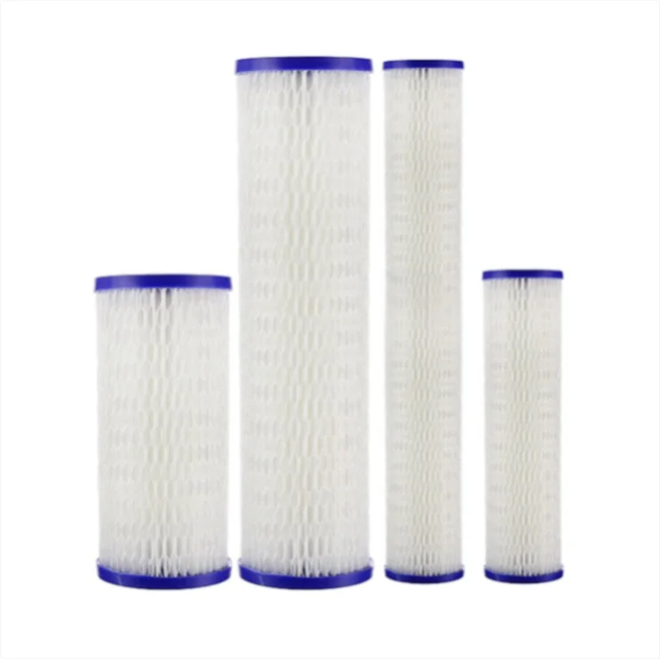 

Polyester Pleated 5 micron Swimming Pool Spa Filter Cartridges For Water Treatment System, White