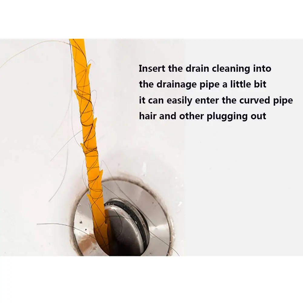 Drain Clog Remover Safety Sink Drain Hair Removal Tool For Sink Tub