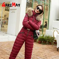

Women's One Piece Ski Jumpsuit Breathable Snowboard Jacket Skiing Pant Sets Bodysuits Outdoor Snow Suits Women Winter Clothing