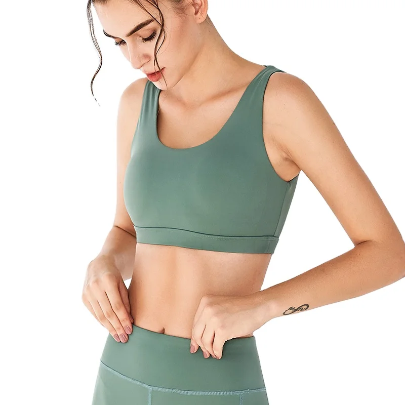 

Wholesale Breathable Shockproof Sport Bra and Quick Dry Confortable Gym Sport Bra