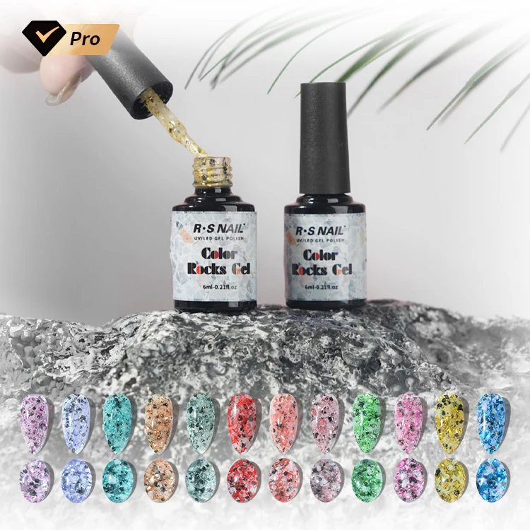 

Color Rock Gel Rock Gel beauty salon material private label nail polish