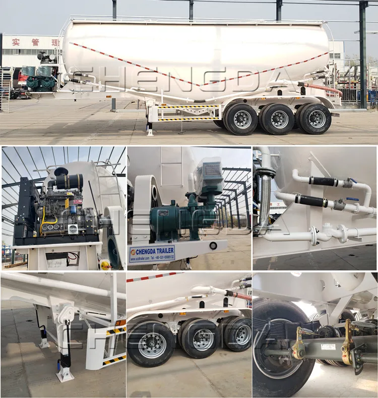cement bulk tanker trailer