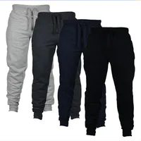 

Hot Sale Cold Weather Winter Sweatpants High Quality Padded Sweat Pants Men Jogger Pants