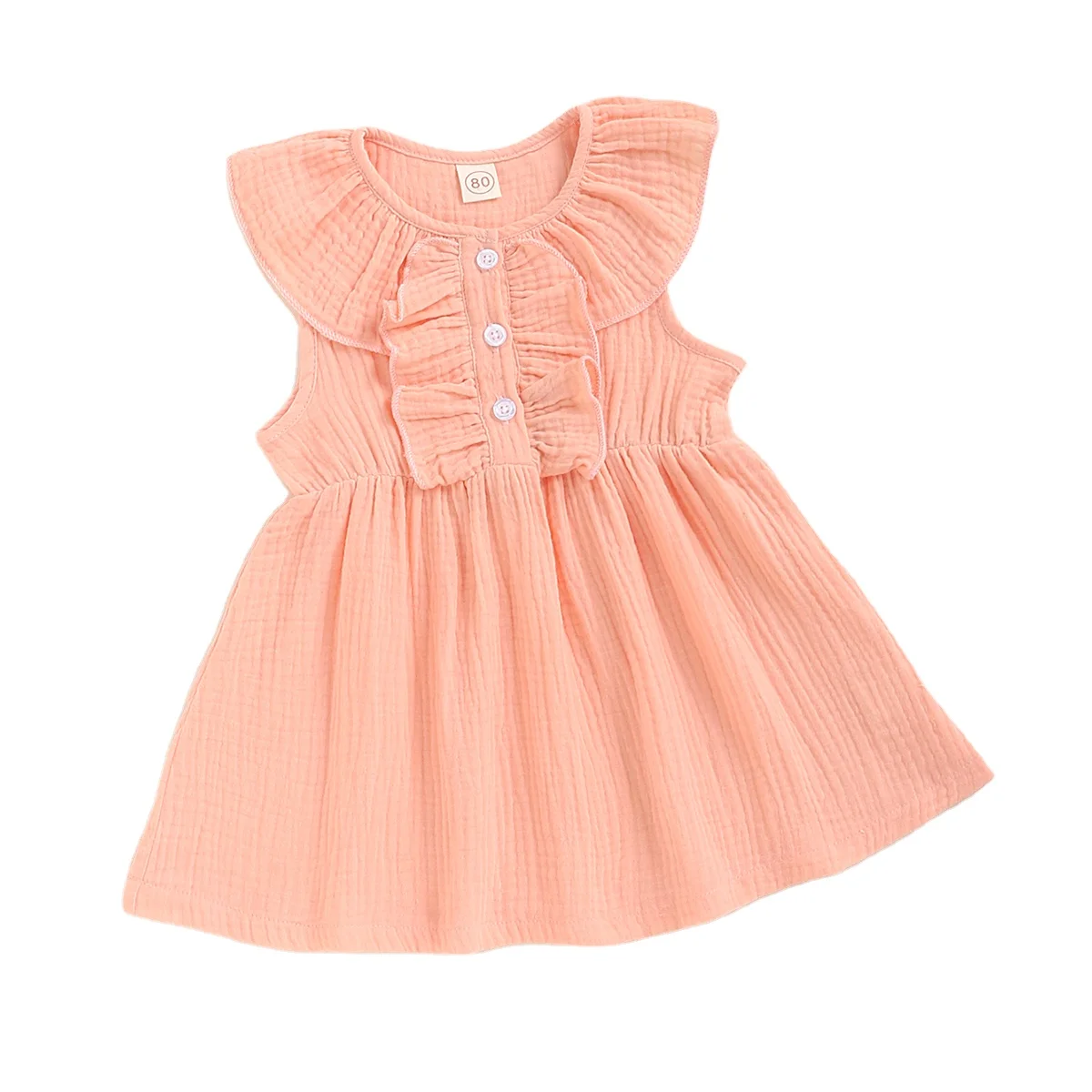 

Wholesale Girls Children Clothing Baby Girl Clothing Dress 2021 Kids Clothes Lotus Leaf Skirt Cute Fashion New, As pictures