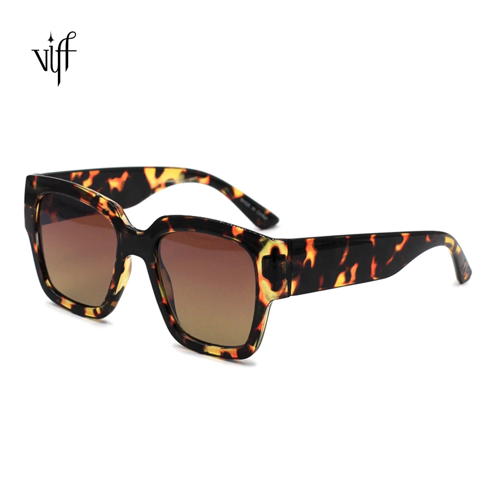 

VIFF Sunny Tortoiseshell Sunglasses HP18765 Rectangle sunglass logo customize 2020 fashion sunglasses