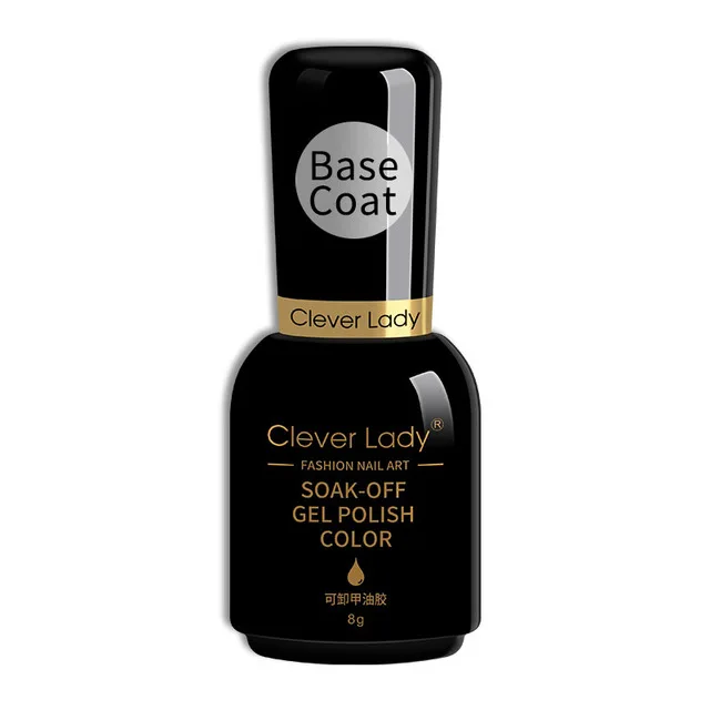 
Professional Salon Soak Off Nail Gel Polish Clear Base Coat And Top Coat 