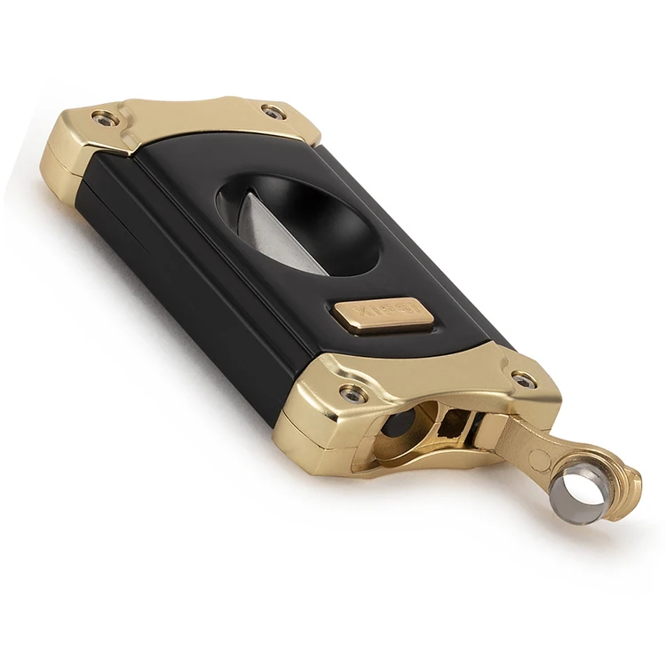 

New Type High Quality Stainless Steel Custom Cigar Cutter With Cigar Puncher