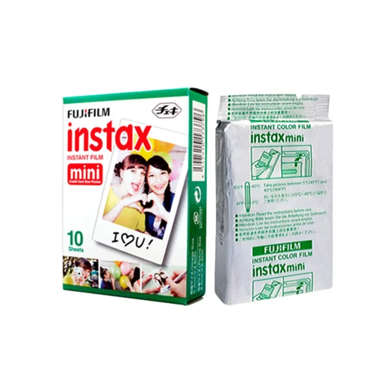 

Fujifilm Instax Mini Instant Film 10 Sheets for Instax Mini7S / Mini8 / Mini90, White